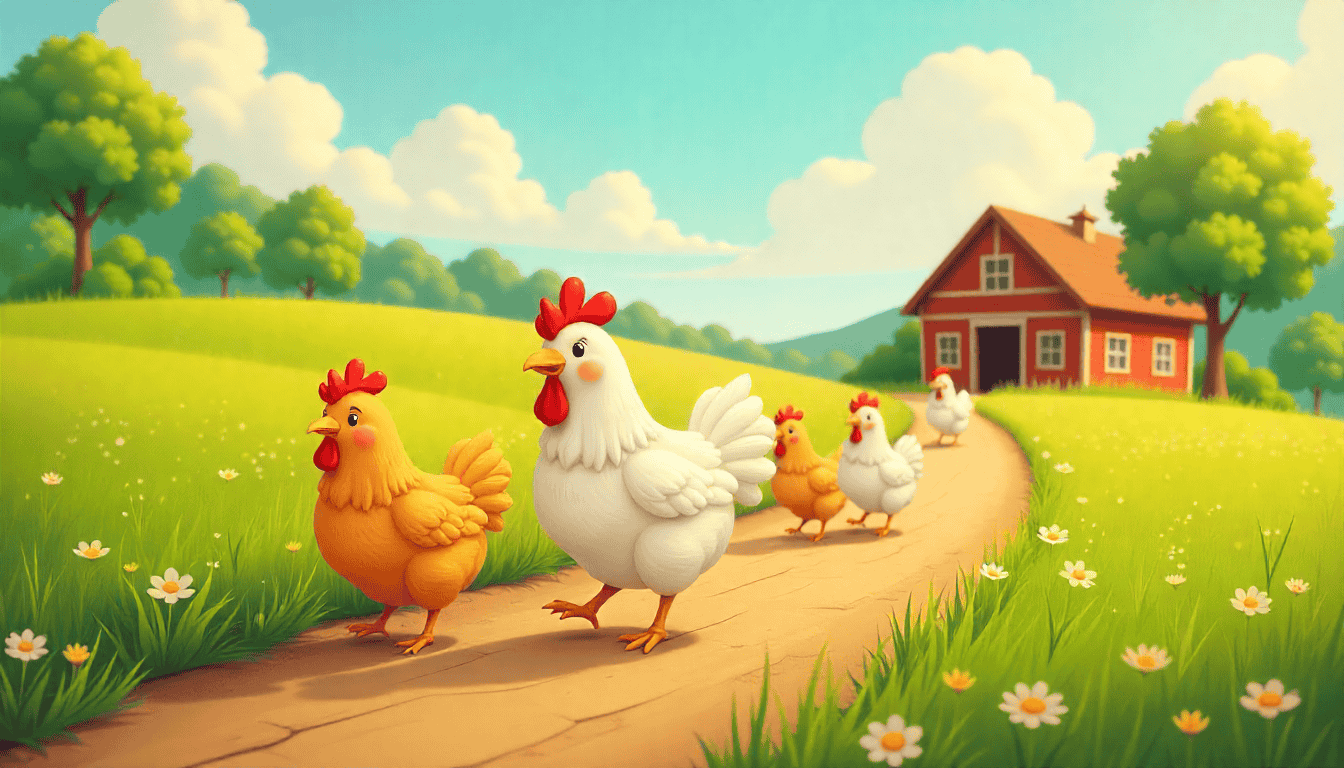 A farmer nurturing his chickens with care on an Indian farm